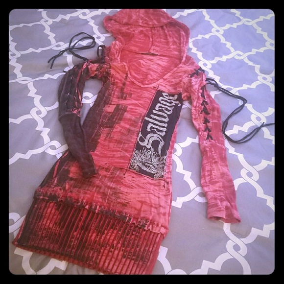 Salvage Dresses & Skirts - Hooded Party Dress